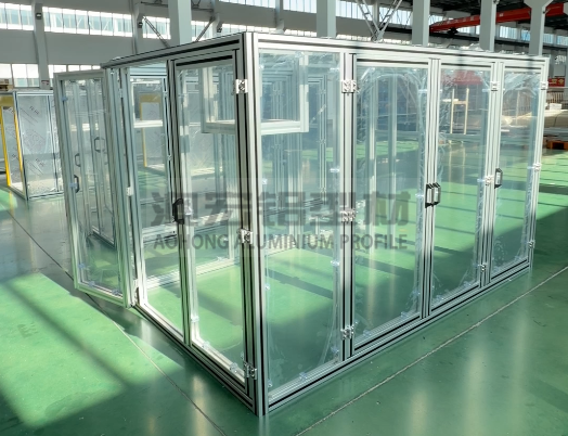 鋁型材設(shè)備防護(hù)罩